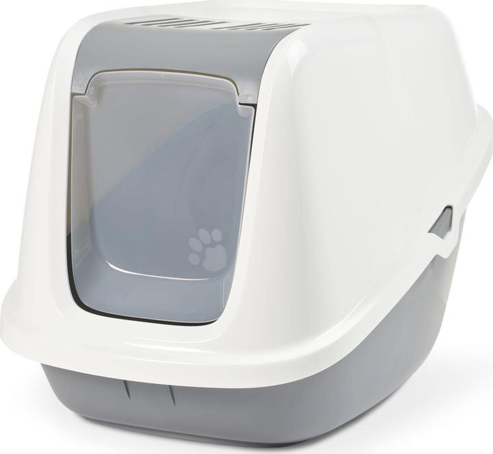 Produktbild Savic Katzentoilette Nestor Giant, weiss-grau (Katzenklo geschlossen)