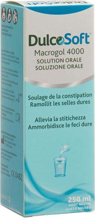Produktbild DulcoSoft Macrogol 4000 Trinklösung 250 ml (1 Stück, 250 ml, 326 g)