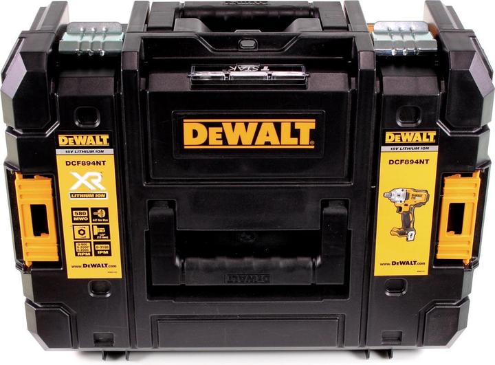 Actual product image DeWalt DCF 894 NT Battery impact wrench 18 V 447 Nm 1/2" Brushless + 1x battery 4.0 Ah + TSTAK - without La (Rechargeable battery operated)