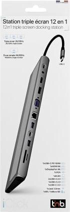 Immagine prodotto T'nB DSMST12V2 (USB-C, 12 Porti)
