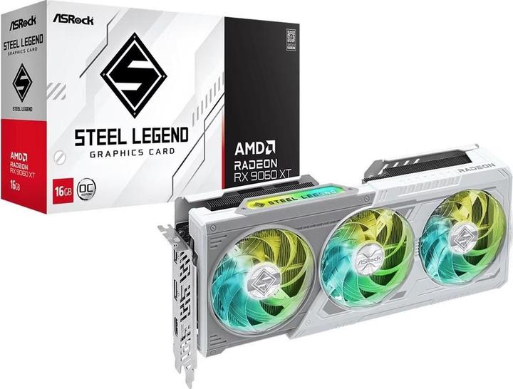 Actual product image AsRock RX9060 XT Steel Legend 16 GB OC (16 GB)