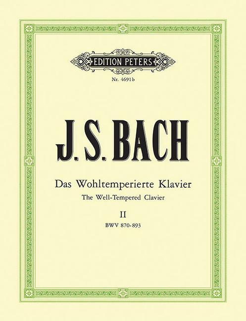 Produktbild Das Wohltemperierte Klavier II, BWV 870-893. Bd.2 (Deutsch, Johann Sebastian Bach, 2022)