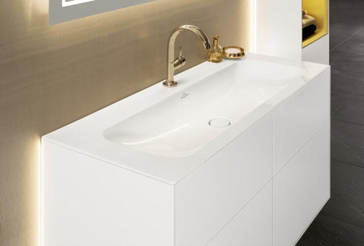 Actual product image Villeroy & Boch Villeroy und Boch Finion Vanity unit F63100, 800x603x501mm, cover plate White Matt