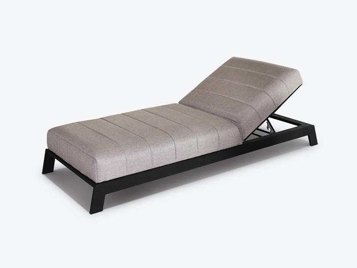 Produktbild Divano SET Outdoor Liege BITE Lounger SUNBRELLA inkl. Beistelltisch (203 cm)