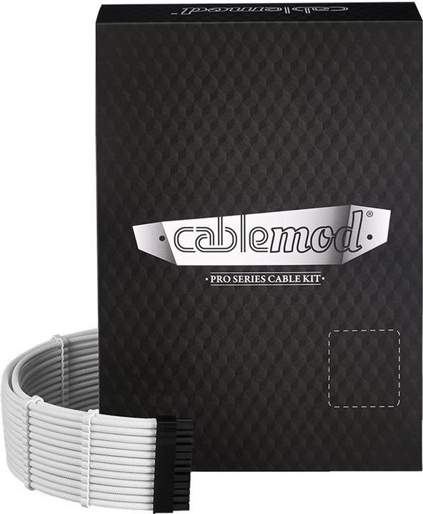Actual product image CableMod C-Series Pro ModMesh 12VHPWR Cable Kit for Corsair RM, RMi, RMx (Black Label) - white