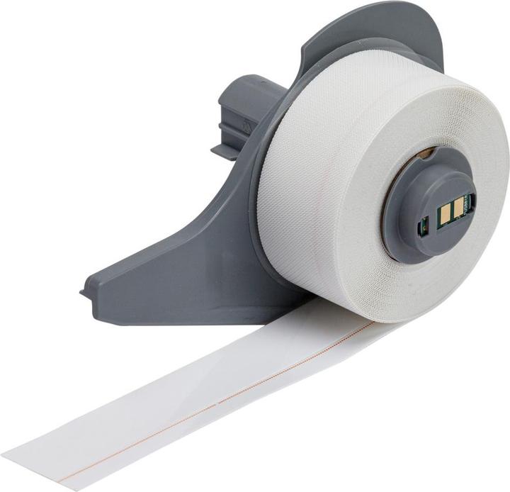 Image du produit Brady M7C-750-414, Ruban agrippant BradyGrip pour impression, polyester, noir sur blanc, mat, 19.05 mm