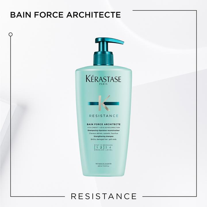 Image du produit Kérastase Résistance Bain Force Architecte (500 ml, Shampoing liquide)