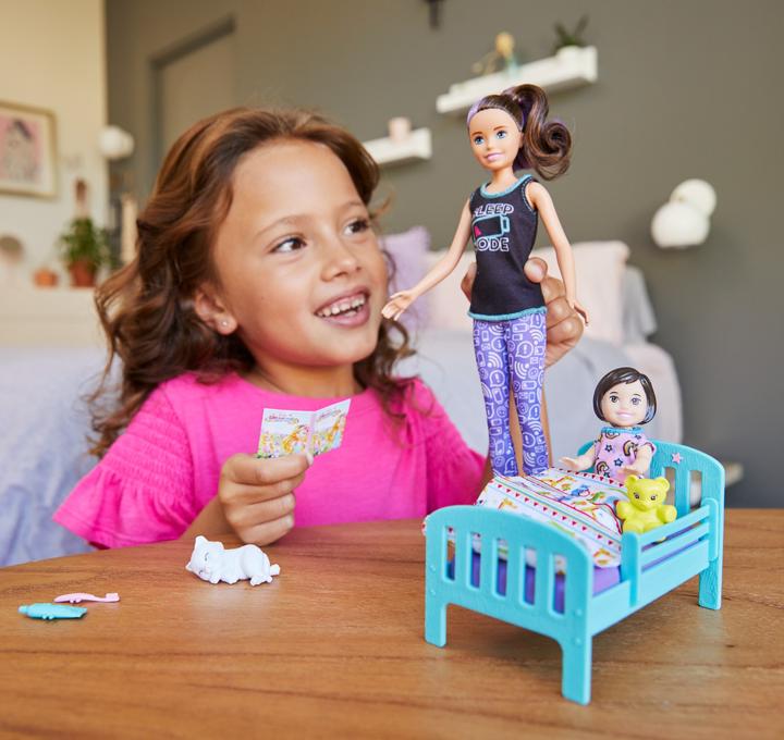 Produktbild Barbie „Skipper Babysitters Inc." Puppen und Schlafenszeit Spielset