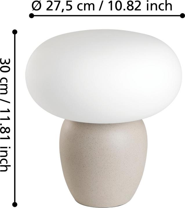 Actual product image EGLO LED table lamp (E27)