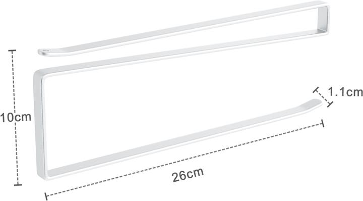 Produktbild Intirilife 2x Papierrollenhalterung in Weiss