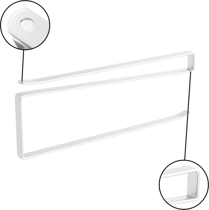 Produktbild Intirilife 2x Papierrollenhalterung in Weiss