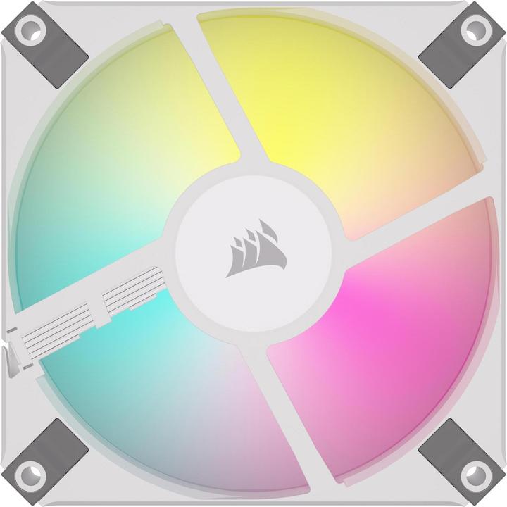 Produktbild Corsair iCUE AF120 RGB Slim 2er wh 120mm CO-9050165-WW (120 mm, 2 x)
