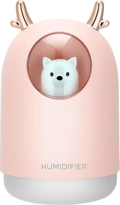 Image du produit JTI Humidificateur avec figurine d'animal, 30 cl - Rose