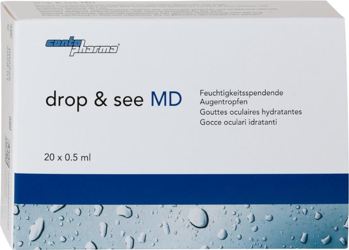 Immagine prodotto Contopharm Comfort Solution drop & see MD Gtt Opht (Cura dura delle lenti, 10 ml)