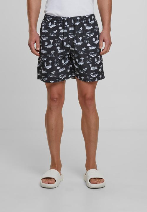 Produktbild Urban Classics Pattern Swim Shorts - 4984 (S)