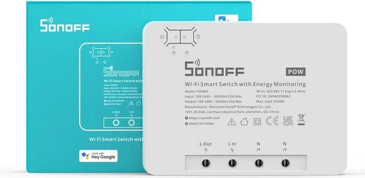Actual product image Sonoff POWR3 (Switch actuator)