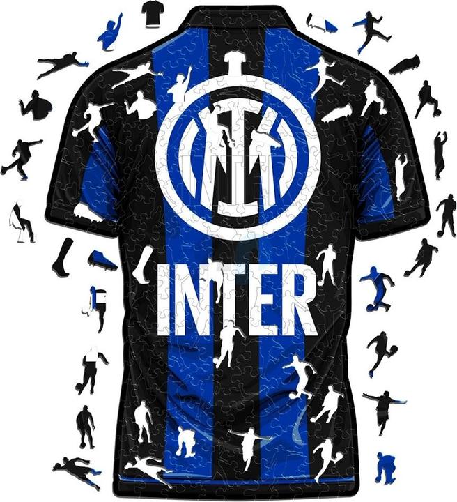 Produktbild Iconic FC Inter Mailand - Trikot - Holz Puzzle Grösse L (500 Teile) (500 Teile)