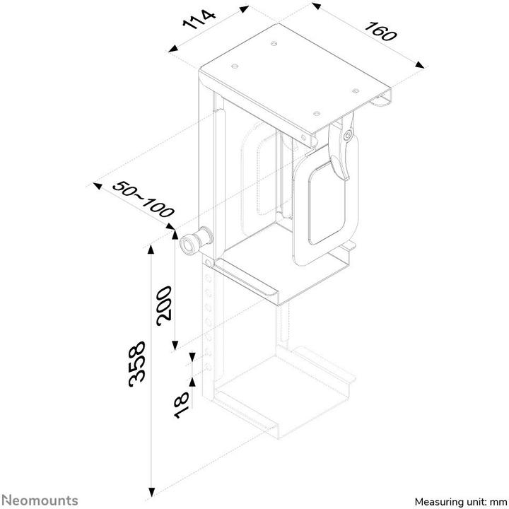 Immagine prodotto Neomounts Cpu-D075black