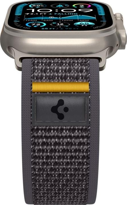 Actual product image Spigen Pasek Athlex Air do Apple Watch 6/7/8/9/10/SE/Ultra 1/Ultra 2 (44/45/46/49 mm) szary (Fabric, Plastic)
