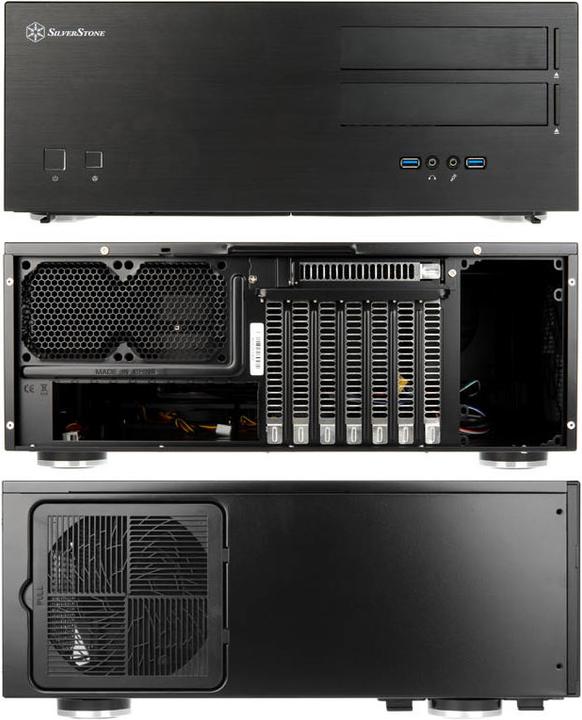 Produktbild Silverstone Gd08 (E-ATX, ATX, mATX)