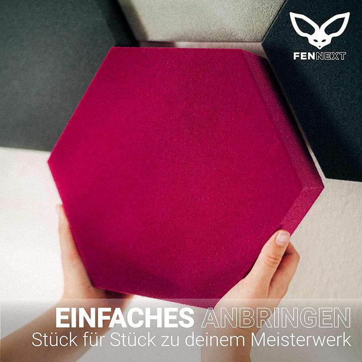 Produktbild Fennext Velvet Schallabsorber Wand Magnolia Shades (6 Stk.)