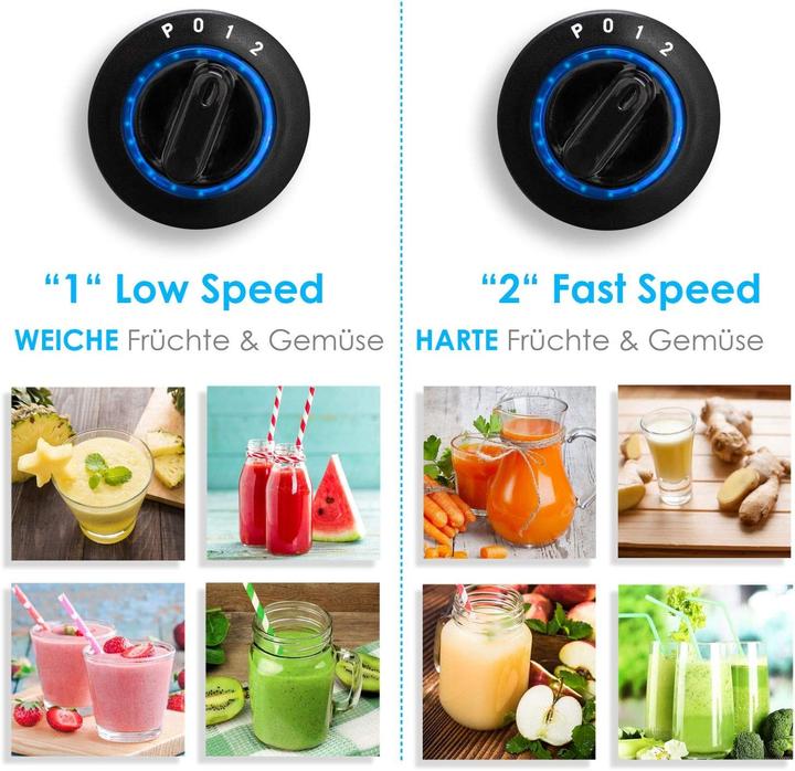 Produktbild Kesser Entsafter für Obst und Gemüse (Silber/Schwarz)