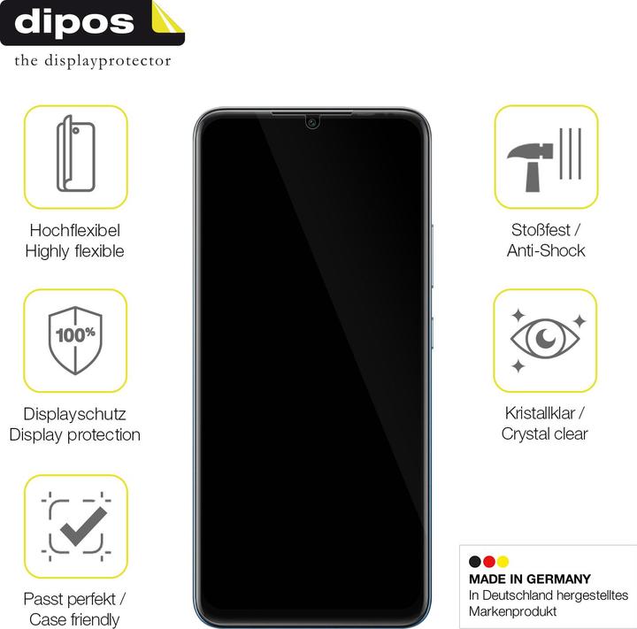 Immagine prodotto Dipos Pellicola Protettiva Full-Cover 3D (2 Pezzo/i, Infinix Smart 7 HD)