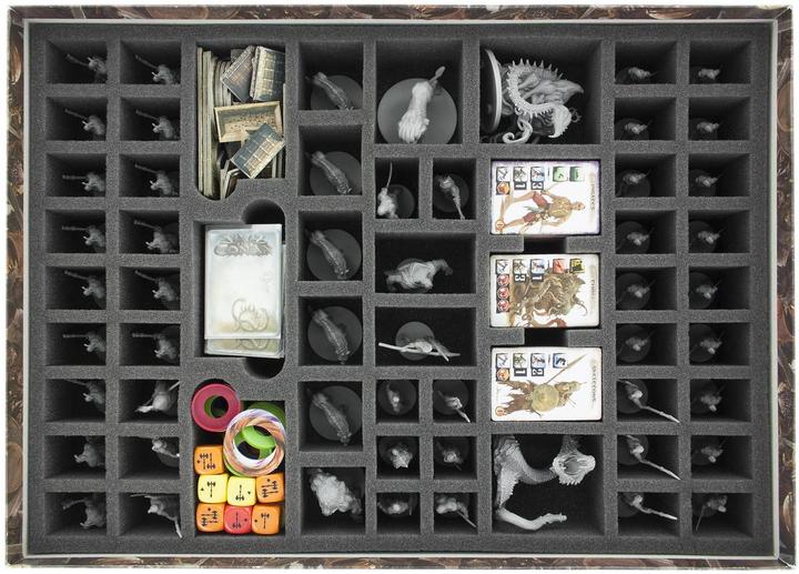 Image du produit Feldherr AYGC060BO - Insert en mousse de 60 mm pour la boîte de jeu de société Conan (Mousse)