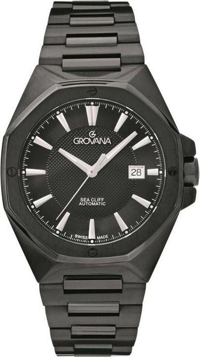 Immagine prodotto Grovana Collezione Sea Cliff - Orologio automatico, made in Switzerland (Fatto in Svizzera)