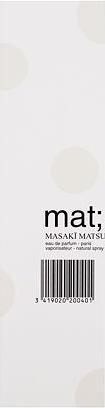 Actual product image Masaki Matsushima Mat (Eau de parfum, 40 ml)
