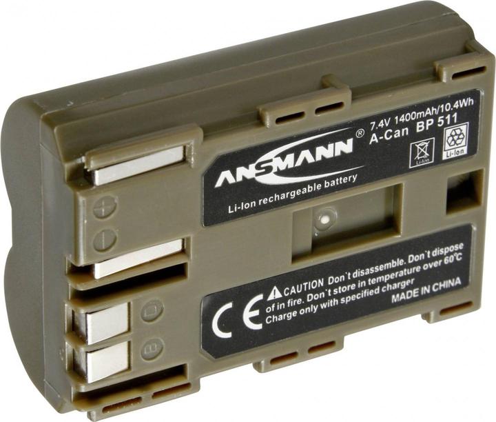 Actual product image Ansmann Canon BP-511 (Camera battery)