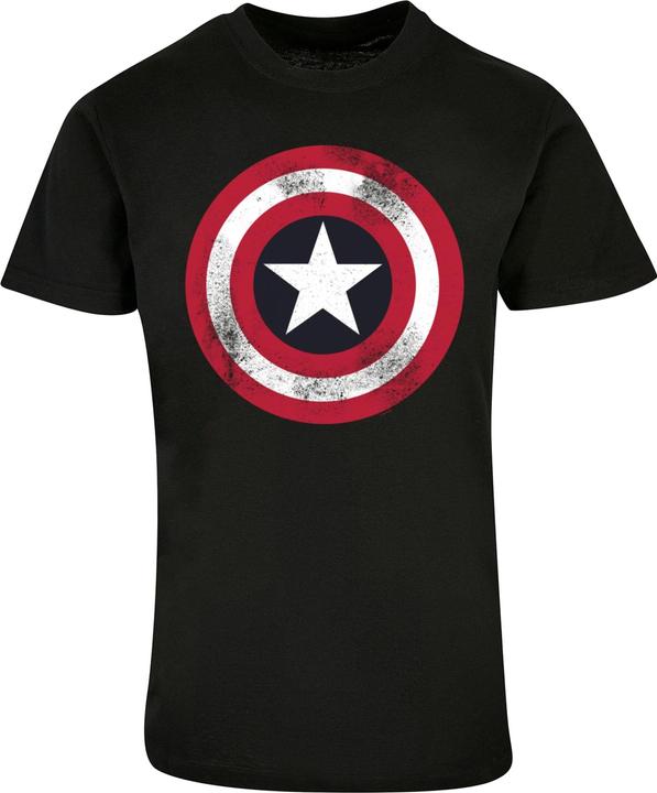 Immagine prodotto Absolute Cult Avengers - Maglietta Basic di Capitan America con lo scudo invecchiato - 116763 (XL)