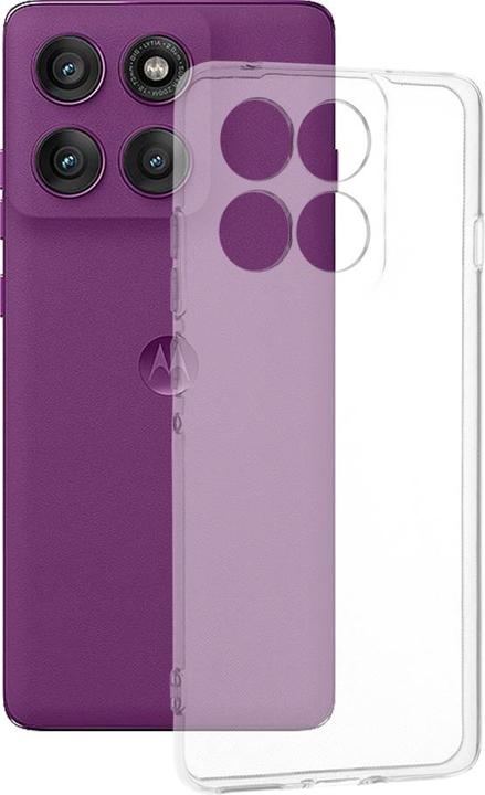 Actual product image Techsuit - Clear Silicone - Motorola Edge 60 Pro - Transparent (Motorola Edge 60 Fusion)
