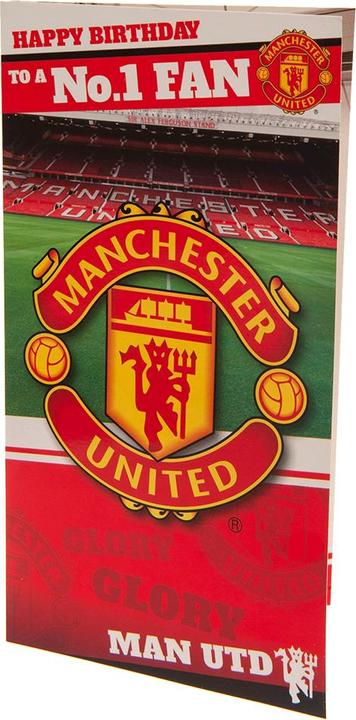 Actual product image Manchester United FC Birthday card No 1 Fan (1 pcs.)