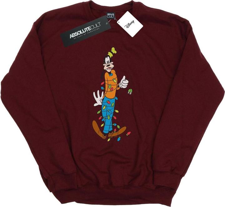 Disney Goofy Christmas Lights Sweatshirt (M)