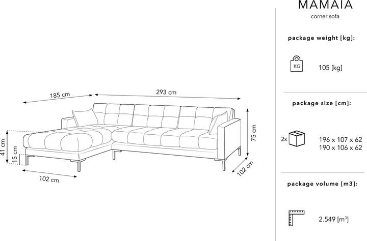 Produktbild Micadoni Mamaia (Ecksofa)