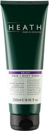 Actual product image Heathcote & Ivory Heath Relax Hair and Body Wash with Frankincense, Elemi and Cedarwood Essential Oils 250ml (250 ml)