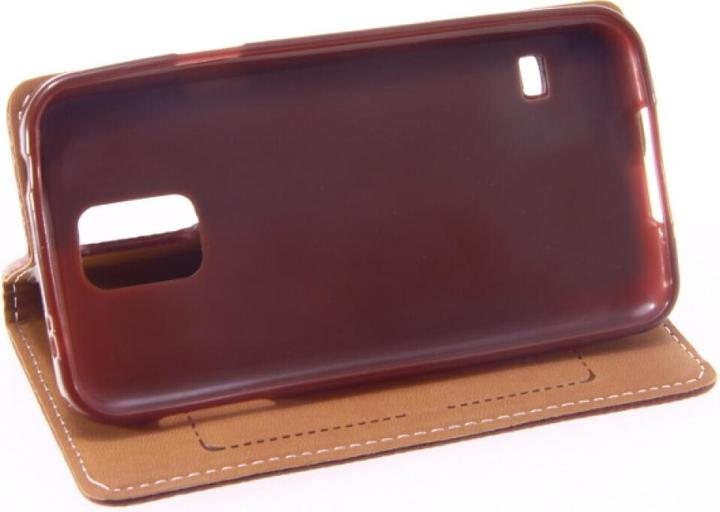 Actual product image Xundd Book Case Fashion for Galaxy S5 - brown 4250710563821 (Samsung Galaxy S5)