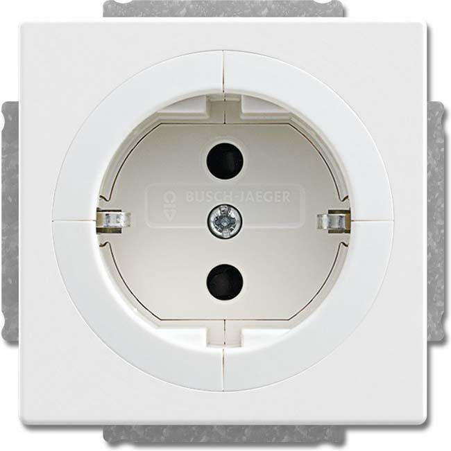 Produktbild Busch-Jaeger Busch-Objektsteckdose® mit erh. 2CKA002013A5407