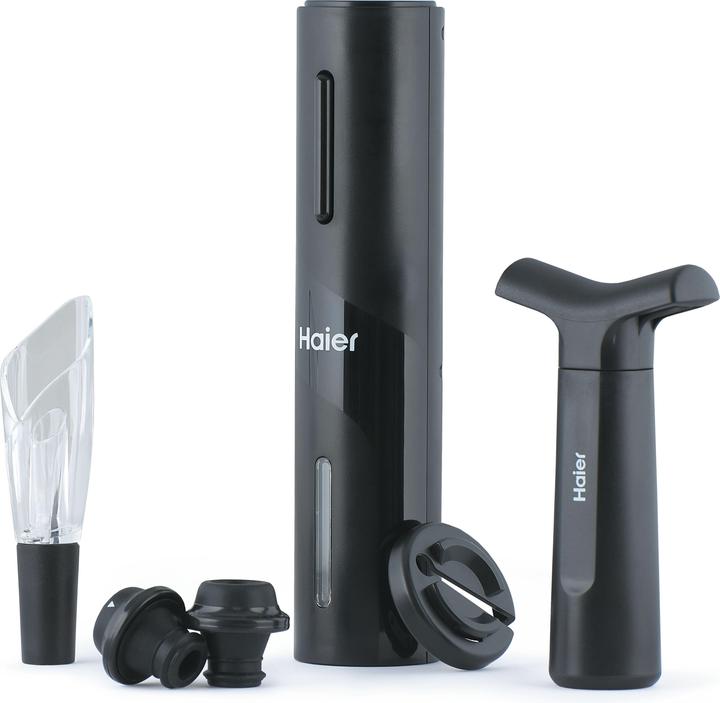 Haier Elektrisches Weinset mit USB Stick (Aérateur de vin, Pompe à vin)