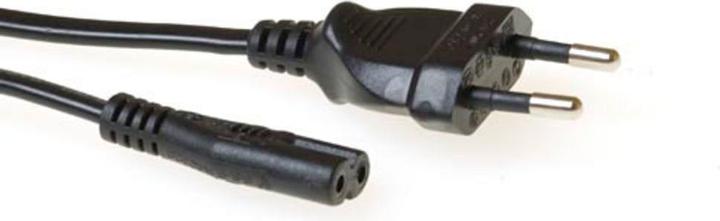 Produktbild Powercord Euro male - C7 female black 5 m (5 m)
