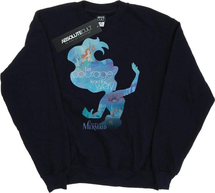Disney Princess Ariel Filled Silhouette Sweatshirt