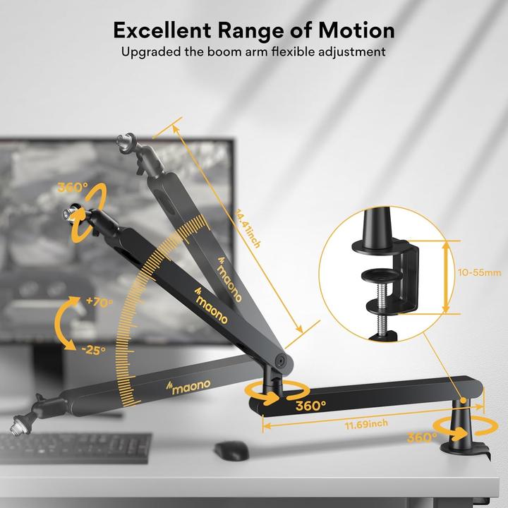Productafbeelding Maono BA92 microfoonarm