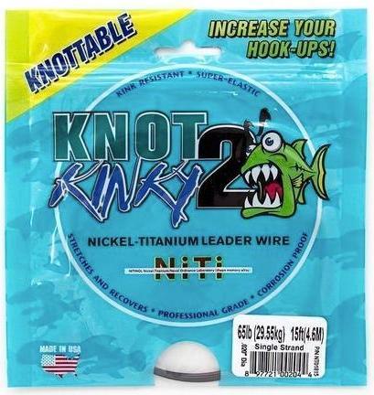 Produktbild Knot2Kinky Nickel-Titanium Leader Wire 1x1x15ft (45.36 kg)