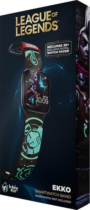 Produktbild Moby Fox League of Legends bracelet pour smartwatch Ekko (22 mm, Edelstahl, Silikon)