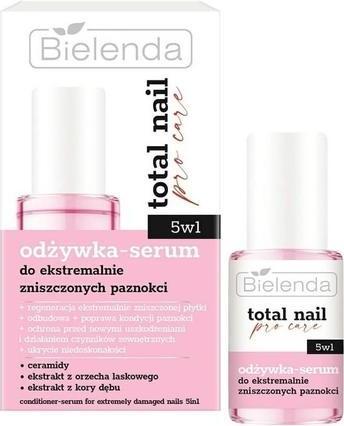 Immagine prodotto Bielenda Total Nail Pro-Care Balsamo-Serum per unghie estremamente danneggiate 5In1 10Ml (10 ml)