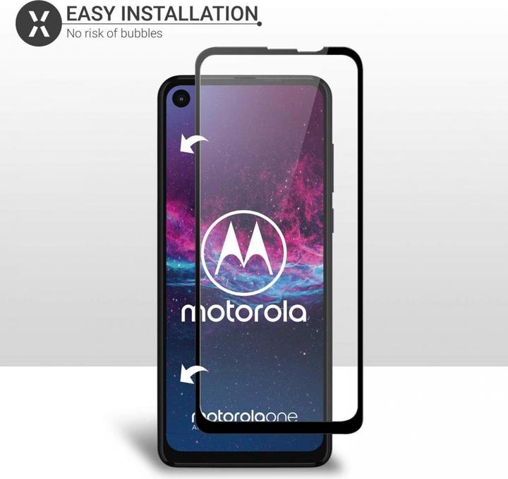 Image du produit Screenguard Motorola One Action Full Screen Protective Glass 2.5D 9H (1 pièce(s), Motorola One Action)