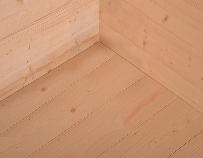 Actual product image Weka Holzbau Floor for summer house 209 size 2.5