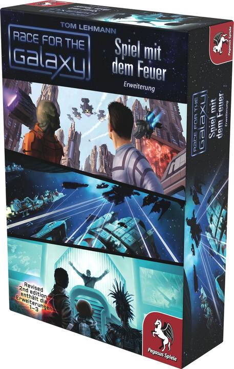 Actual product image Pegasus 53023G - Race for the Galaxy: Spiel mit dem Feuer, ab 12 Jahren (DE-Erweiterung 1-3) (German)