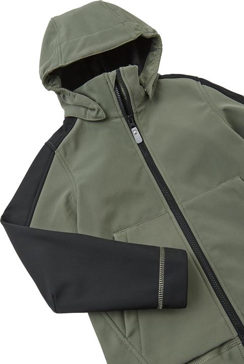 Actual product image Reima Softshell jacket Sipoo Greyish (128)